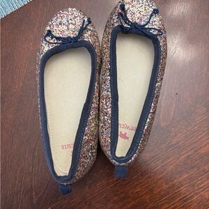 Crewcuts glitter ballet flats